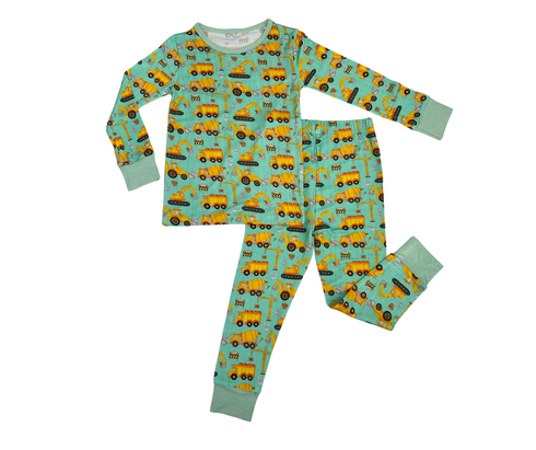 Bunny Builders Long sleeve top/pant Pajama set