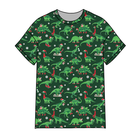 Santa Saurus Men's Top