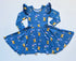 Catching Winter Wishes Long Sleeve Twirl Dress with pockets