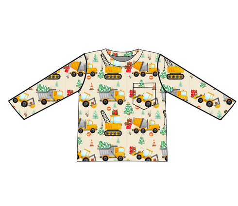 Holiday Builders Long Sleeve Pocket Tee