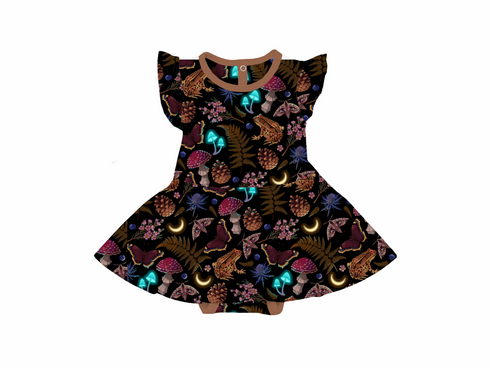 Midnight Magic Twirl bodysuit