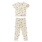 Sweet Bees Short sleeve top/pant set