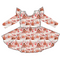 Peppermint Wonderland Long Sleeve Twirl Dress with pockets