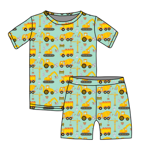 Bunny Builders Short sleeve top/Shorts set