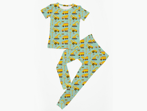 Bunny Builders Short sleeve top/pant set