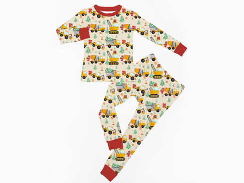 Holiday Builders long sleeve top/pant Pajama set