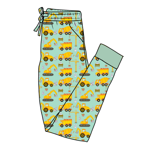 Bunny Builders Women's Pajama Pants(Ankle Cuff)