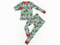 Racing through the Snow Long sleeve top/pant Pajama set