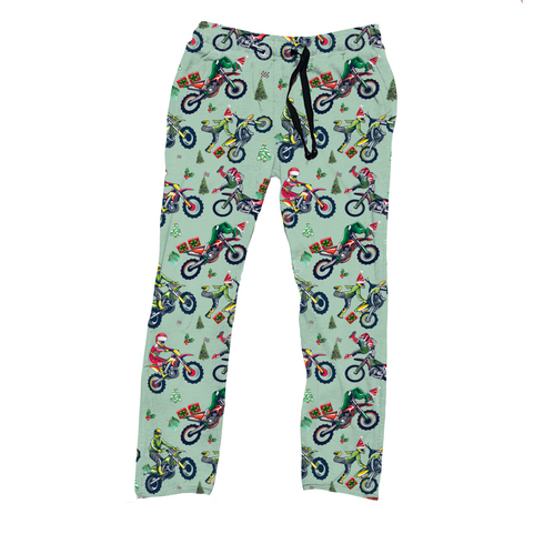 Racing through the snow Men's Pajama Pants(Straight leg)