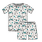 Born To Ride Short sleeve top/Shorts set