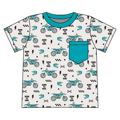 Born To Ride Pocket Tee