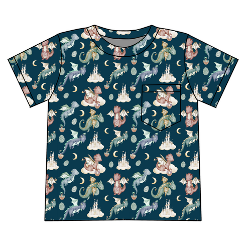 Dragons Eggscape Pocket Tee