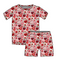 Stitched with Love Short sleeve top/Shorts set