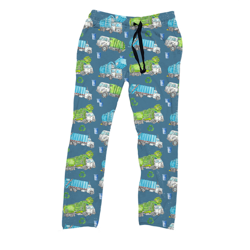 Trash Trucks Men's Pajama Pants(Straight leg) (Copy)