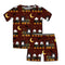 Ghost Train Short sleeve top/Shorts set