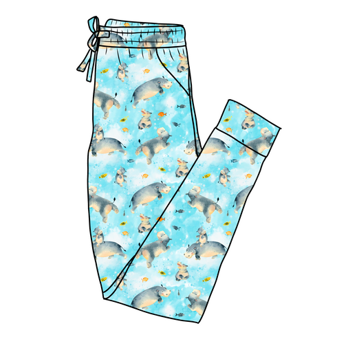 Hippo Fam Mom Joggers