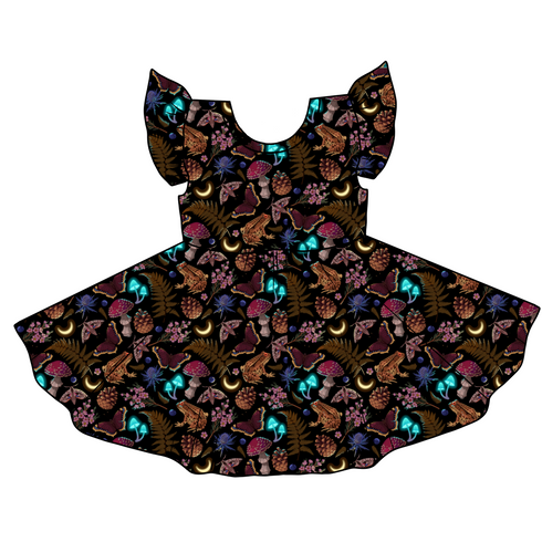 Midnight magic Twirl Dress with pockets