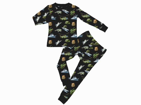 Military Long sleeve top/pant Pajama set