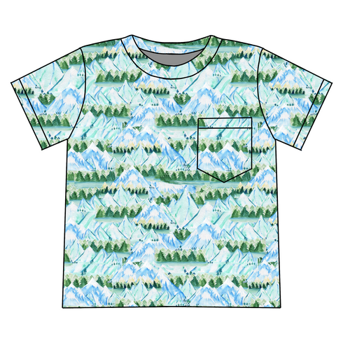 Mountains Pocket Tee
