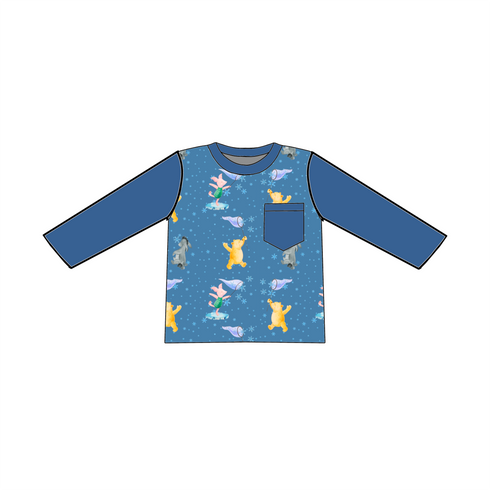 Catching Winter Wishes Pocket Tee