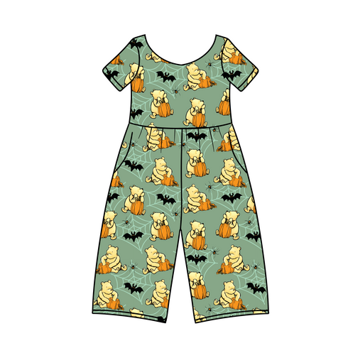 Winnie Wide Leg Romper with pockets