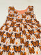 Cross Back Monarch Meadows Wide Leg Romper with pockets