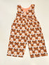 Cross Back Monarch Meadows Wide Leg Romper with pockets