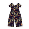 Spellbound Shadows Wide Leg Romper with pockets
