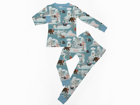 Winter Woodland 2 piece pajama set